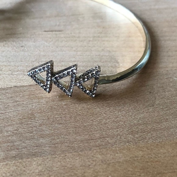 House of Harlow Gold Tessellation Cuff - Picture 3 of 4